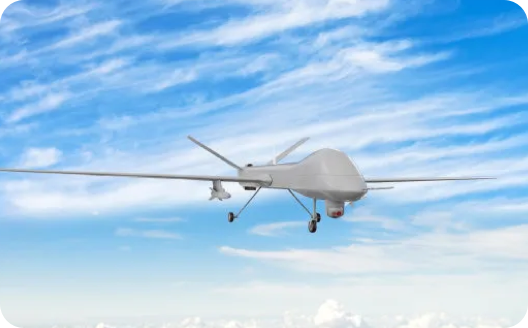 Aircraft and their parts, including remote control, used in military, customs, police, search & rescue, firefighting, border control, coast guard and similar activities
